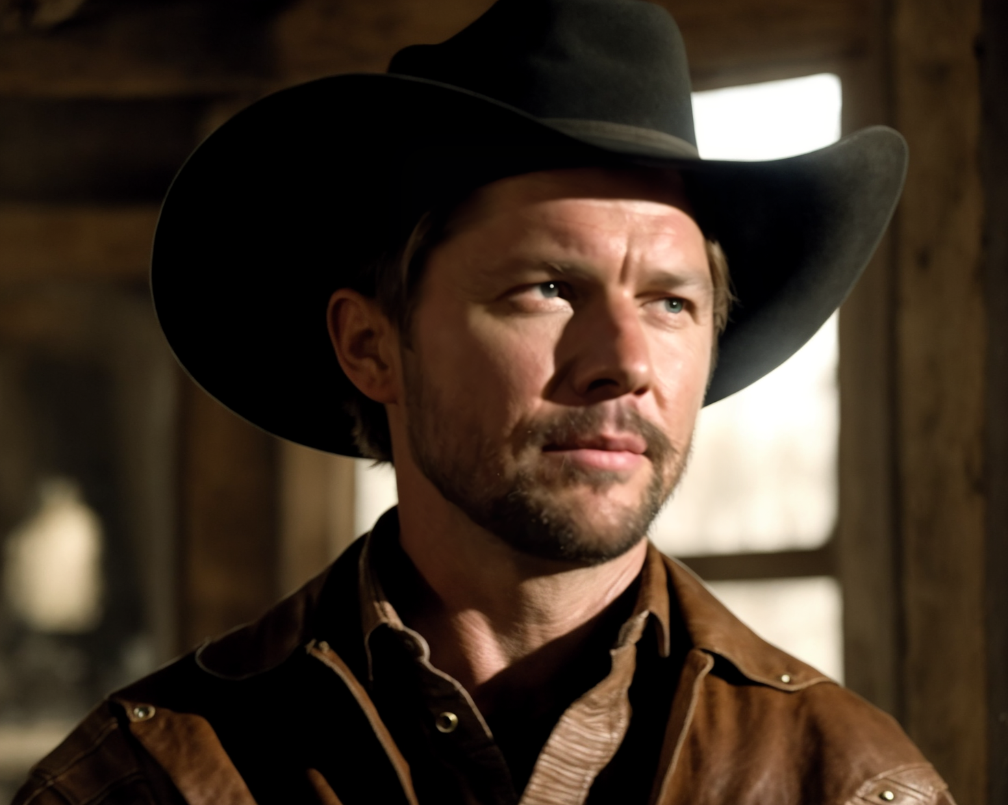 00255-419845586-from westworld  ,  realistic, a portrait photo of a cowboy, cowboy hat, indoors, saloon.png